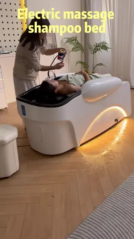 LED electric massage hair washing bed #shampoo #shampoobed #headspa #headspabed #bed #factory #furniture #beautybed #beauty #massage #massagebed 