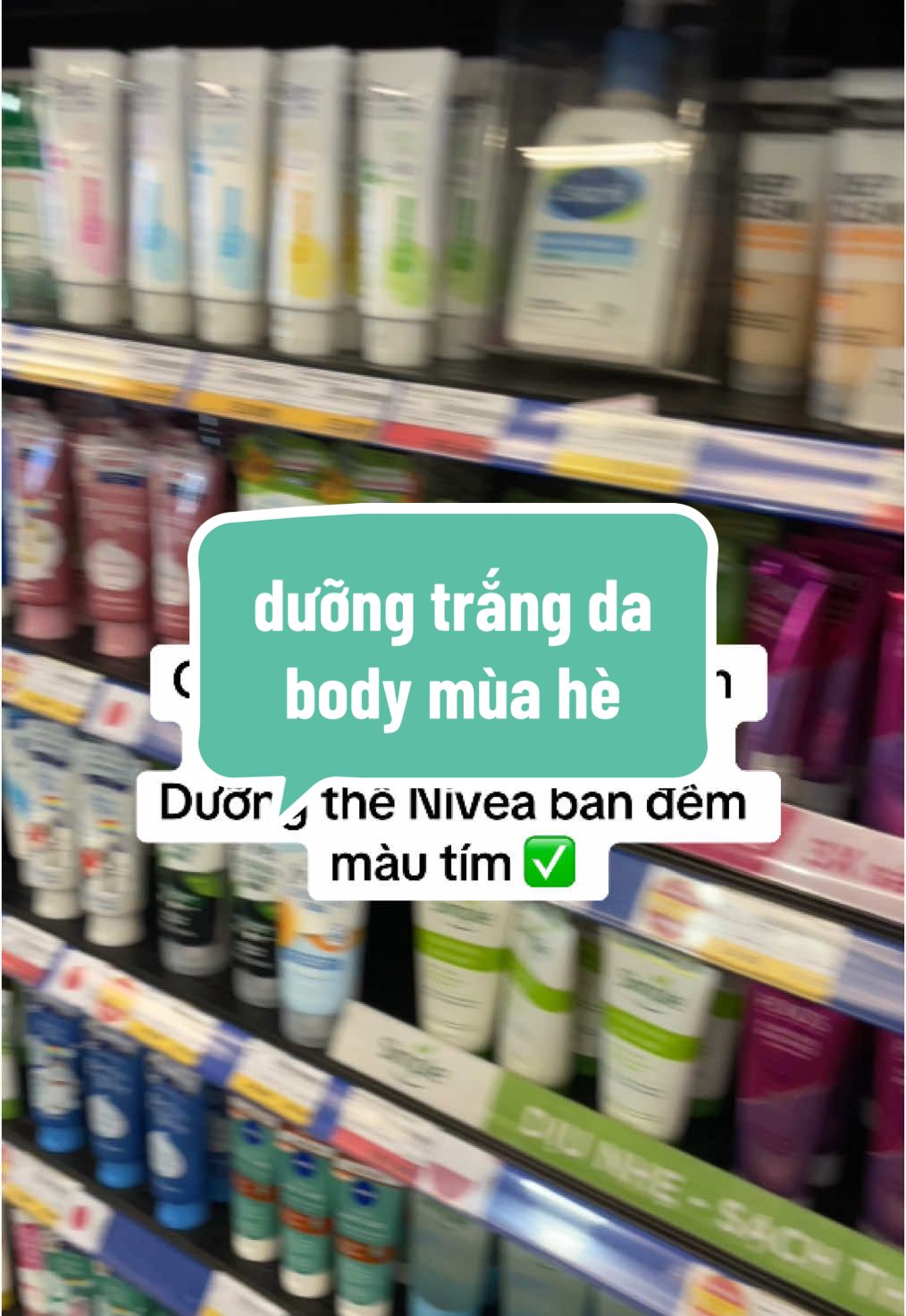 dưỡng thể ban đêm hot hit mùa hè này gọi tên Nivea #suaduongthe #duongthe #duongthebody #duongtrangda #trangda #nivea #linhsieuthi 