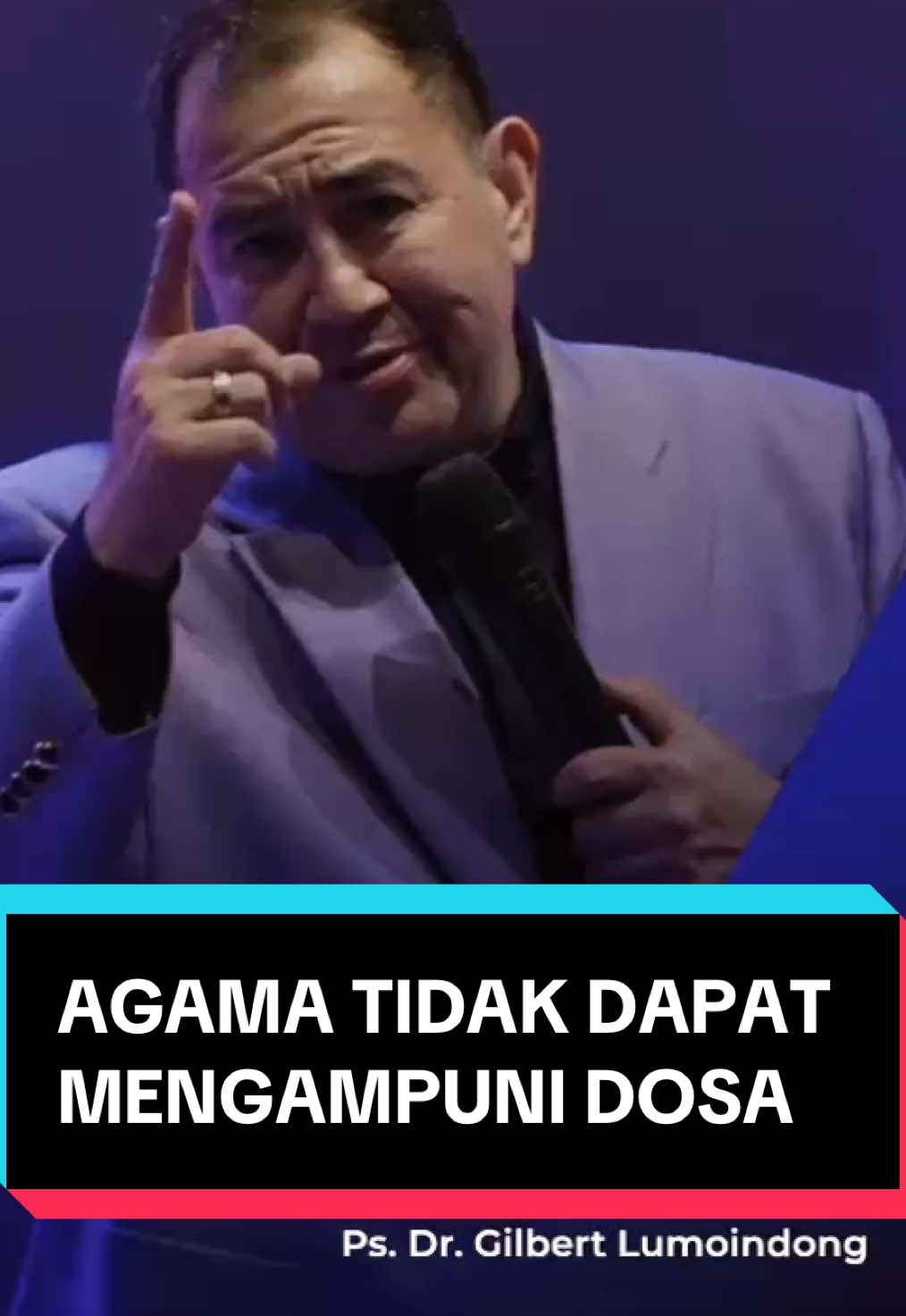 Agama tidak dapat mengampuni dosa #pastorgilbertl #gilbertlumoindong 