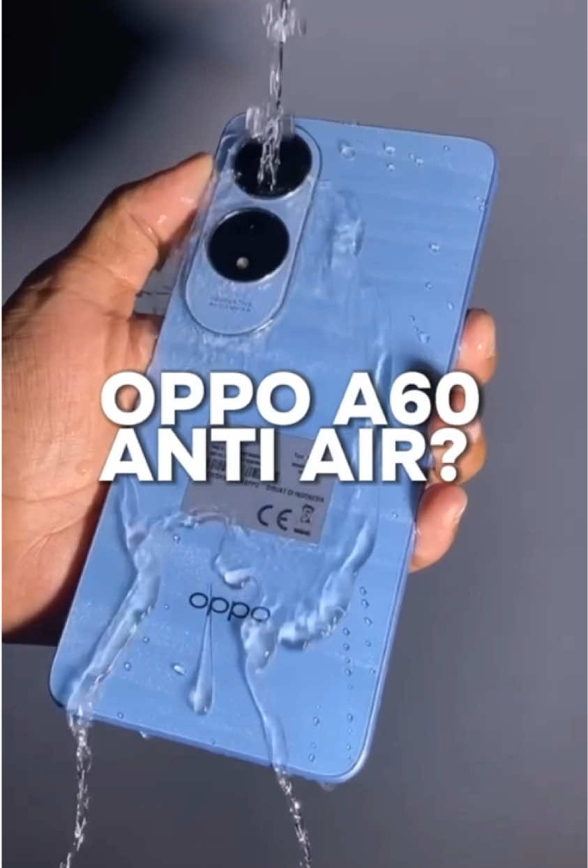 Beneran anti Air bro… #oppoa6 #hpantiair #hp2jutaan #hpmurah #hpgaming #handphonemurah 