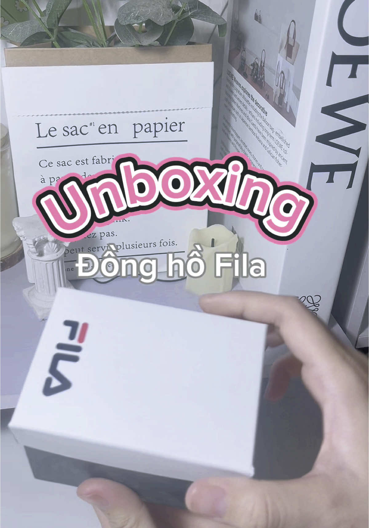 Đồng hồ Fila xinh xinh ..! 🌷🌷#xuhuong #unboxing #dongho #viral  @dandan unboxing〰️ 