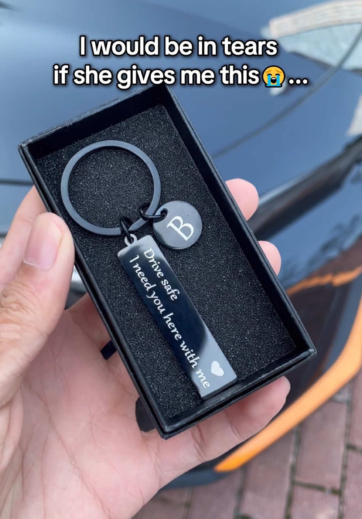 Your man deserves this…💖🎁🫶🏻#keychain #giftideas #drivesafe #foryou #tiktokfinds #tiktokshopspringglowup #bf #fyp 