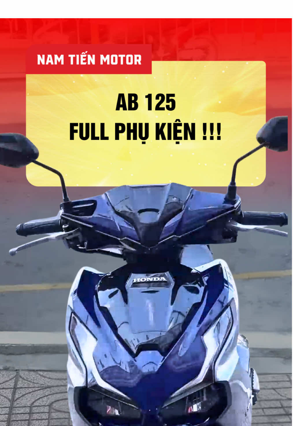 AB lắp full phụ kiện thì trông như nào ? #xemaynamtien #namtienmotor #ab#ab125 #ab160 