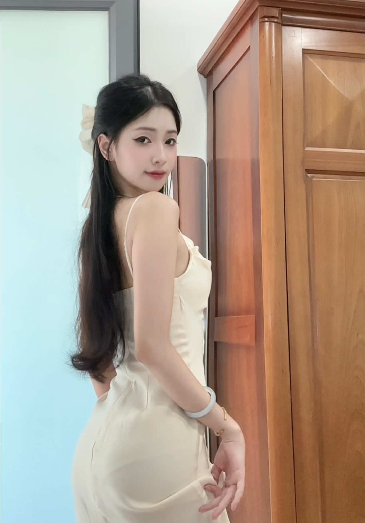 cũng mún đú trend này, váy xinhh @Amelie Official #fyp #foryou 