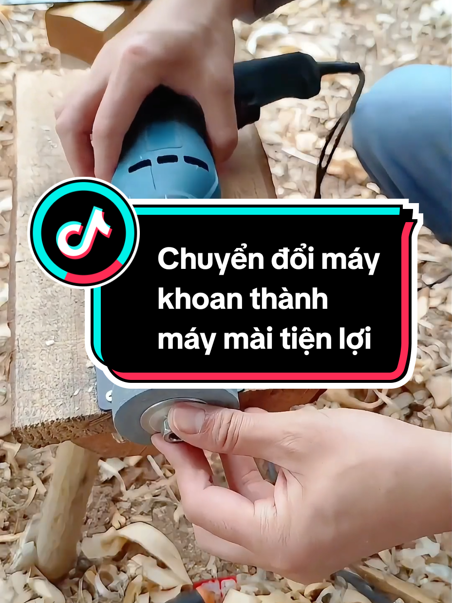Chuyển đổi máy khoan thành máy mài tiện lợi#xuhuong #viralvideo #viral #chuyendoimaykhoanthanhmaymai #dauchuyendoimaymai #dâmidaokeo #damaidao 