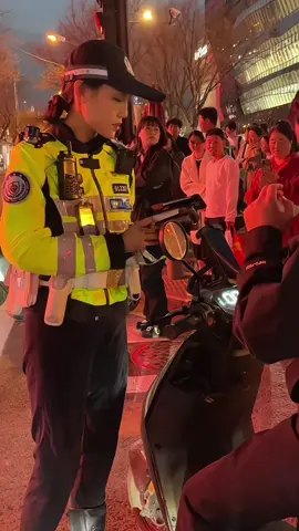 Female traffic police