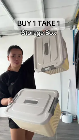 Buy 1 Take 1 storage box @AileenStore #storagebox #buy1take1storagebox #organizer #storageorganizer #fyp 