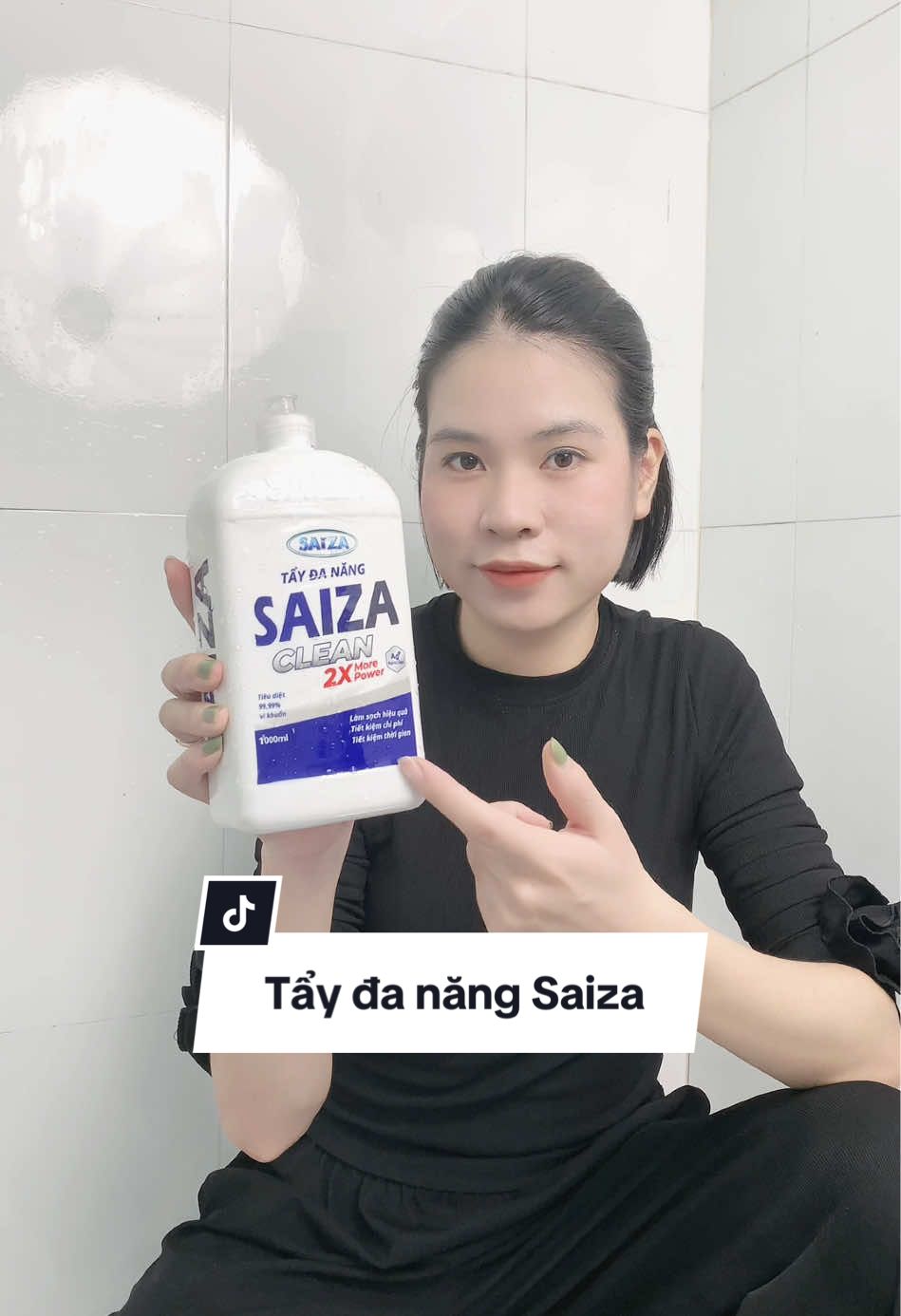 Tẩy đa năng Saiza làm sạch cả các vết bám bẩn lâu ngày khó làm sạch, sàn gạch, đá hoa, lavabo...  không bị hắc mùi chất tẩy đâu nhưng mọi người vẫn nên đeo găng tay và khẩu trang nhé, nên trải nghiệm thử nha. #trangtienich1 #saiza #taydanang #taydanangsaiza #taynhatam 