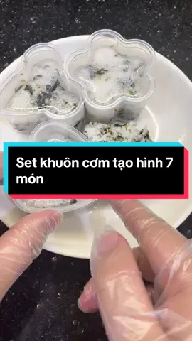 Set khuôn cơm tạo hình dễ thương cho bé #khuoncomnam #khuoncomchobe #khuoncom7cai #khuontaohinhcom #xuhuongtiktokk #andamblw 