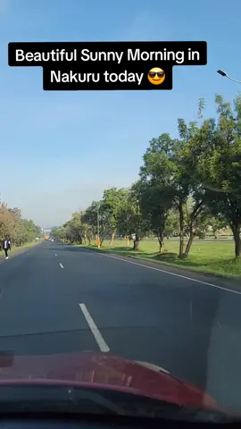 Beautiful Sunny Morning in Nakuru city today. Let's get to work and good luck in your endeavors.  Follow for more content from Nakuru. #ezraondaratv #ontheroad #highwaychallenge #nakuru #nairobi #highway #roadtrip #scenicdrive #scenicviews #foryourepage #kenyatiktok 