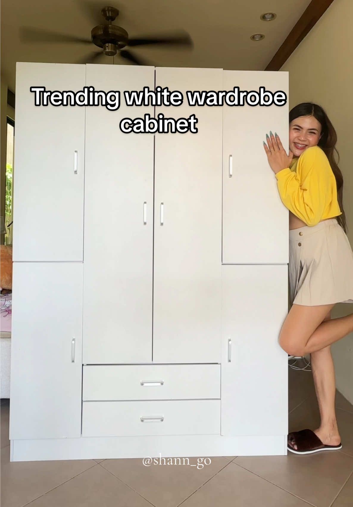 Maganda at malaki siya in actual, sulit ang pagod at pera 👌🥹 #wardrobe #cabinet #clothescabinet #wardrobecabinet #trendingcabinet #whitecabinets #whitewardrobe #minimalistwardrobe 