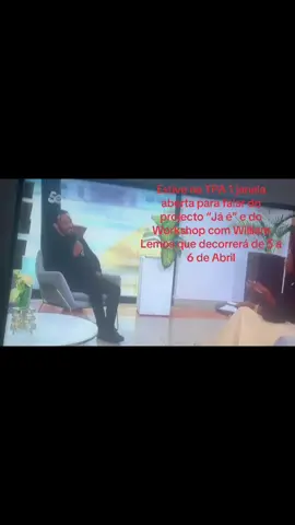 Estive na TPA1 para falar do projecto “ Já é “ e do Workshop de interpretação para atores com William Lemos que decorrerá nos dias 5 e 6 de Abril no Njinga Mbande #tpa1 #angola🇦🇴portugal🇵🇹brasil🇧🇷 #mocambiquetiktok🇲🇿 #guinee🇬🇳🇬🇳 #caboverde🇨🇻 #saotomeeprincipe🇸🇹🥰 #timorleste🇹🇱 #macautiktok🇲🇴 #cplp🇲🇿🇨🇻🇬🇼🇧🇷🇵🇹🇦🇴🇰🇳🇸🇹🇹🇱 @TPA @JANELA ABERTA @Licínio _Madu Actor 