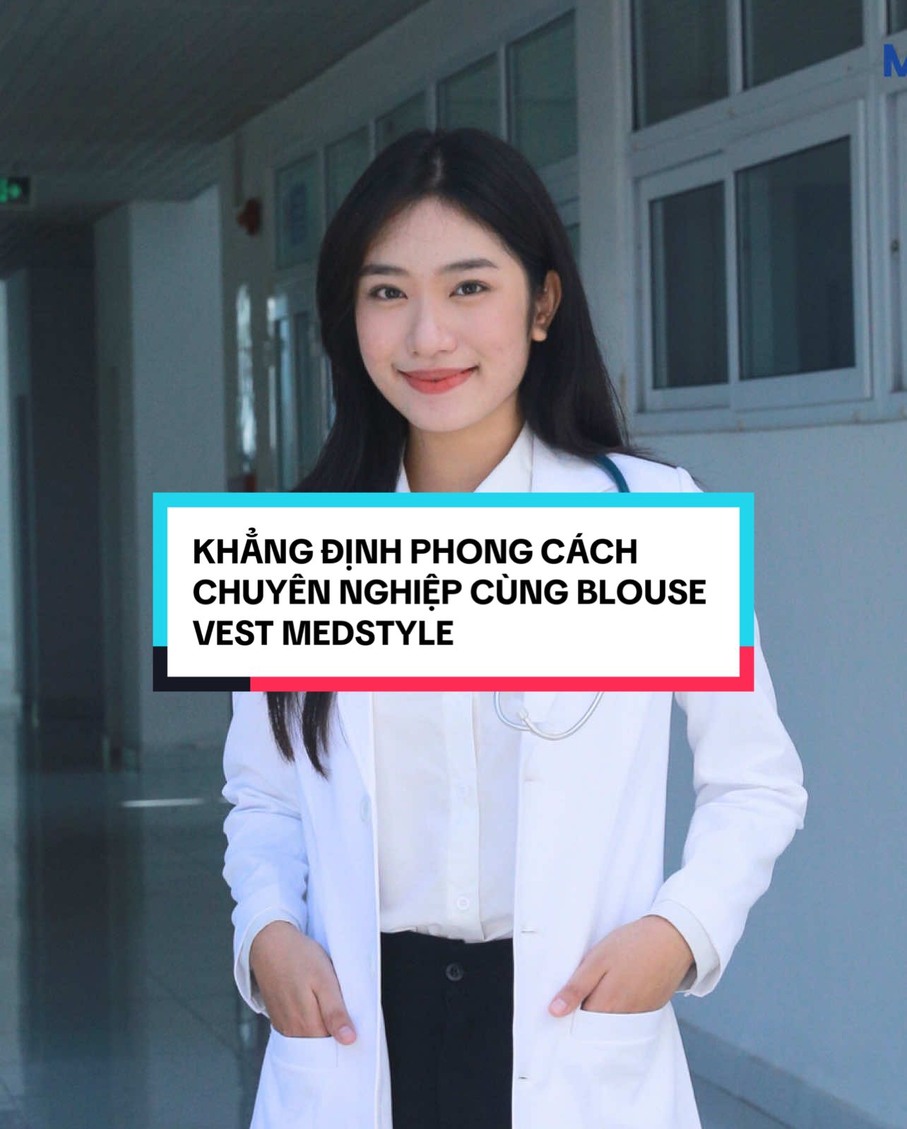 ✨KHẲNG ĐỊNH PHONG CÁCH CHUYÊN NGHIỆP CÙNG BLOUSE VEST MEDSTYLE👩‍⚕️ #sinhvienyduoc #daihocyduoc #blouse #medstylevn #dongphucyte #trending #hocy 