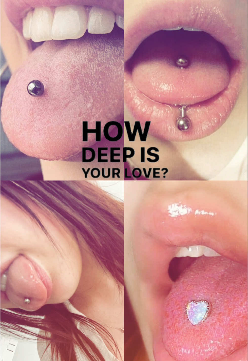 tongue piercing👅😍#foryoupage❤️❤️ #girls #fyp #summer2025 #piercing #tonguepierced #tongue 