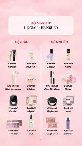 Bộ makeup của 2 hệ :))) #uytin #myphamantoan #unboxmypham #cushiontot #makeup #unbox #unboxwithlyn 