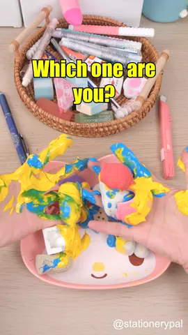 Which one are you? ☠️☠️ #capcut #stationerypal #stationery #fyp #eraser #Sanrio #student #pencil