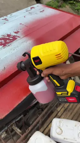 grabe ang ganda pala nito gamitin mas napapadali at maganda yong pintura #electricspraypaint #spraypaint #portablespraypaint #paint #spray 