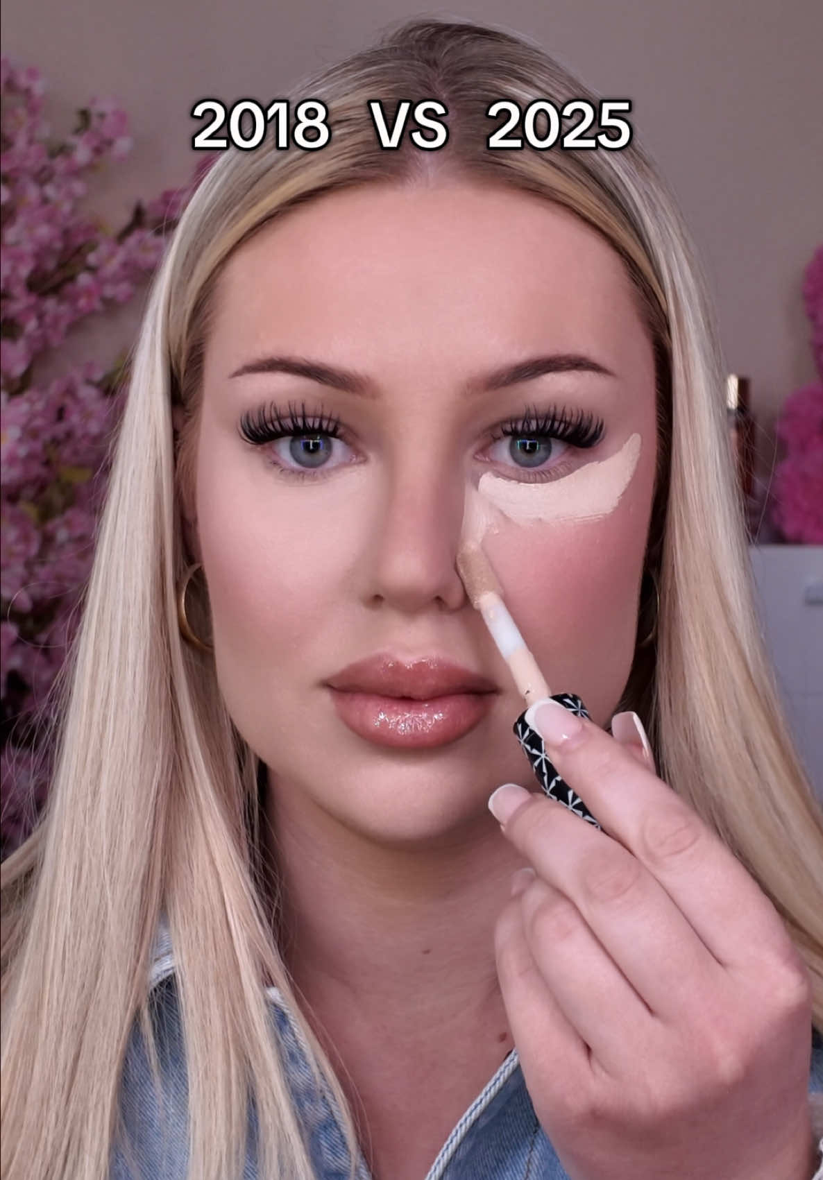 Concealer 2018 VS 2025 🙌🏽👀  Now its looks more lifted! Concealer @manhattancosmetics #makeup #beauty #beautyhacks #makeuphacks #makeupideas #concealerhack 
