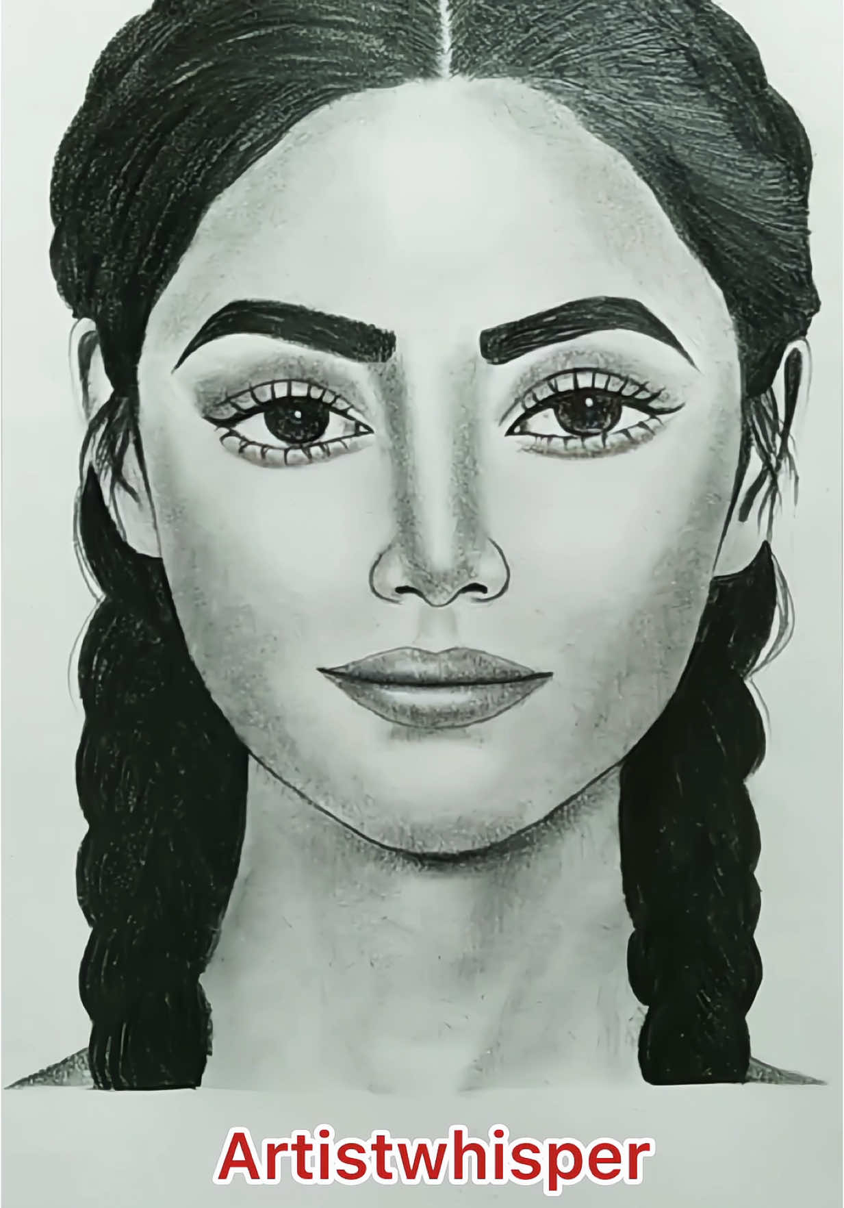How to draw face with pencil ✏️ #howtodraw #draw #pencil #artistoftiktok #drawingprocess #drawingchallenge #challange 