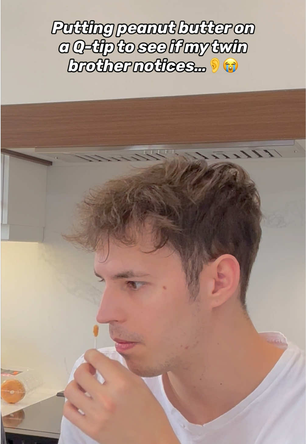 HIS REACTION WHEN I PUT IT ON HIS LIP😭😭😭