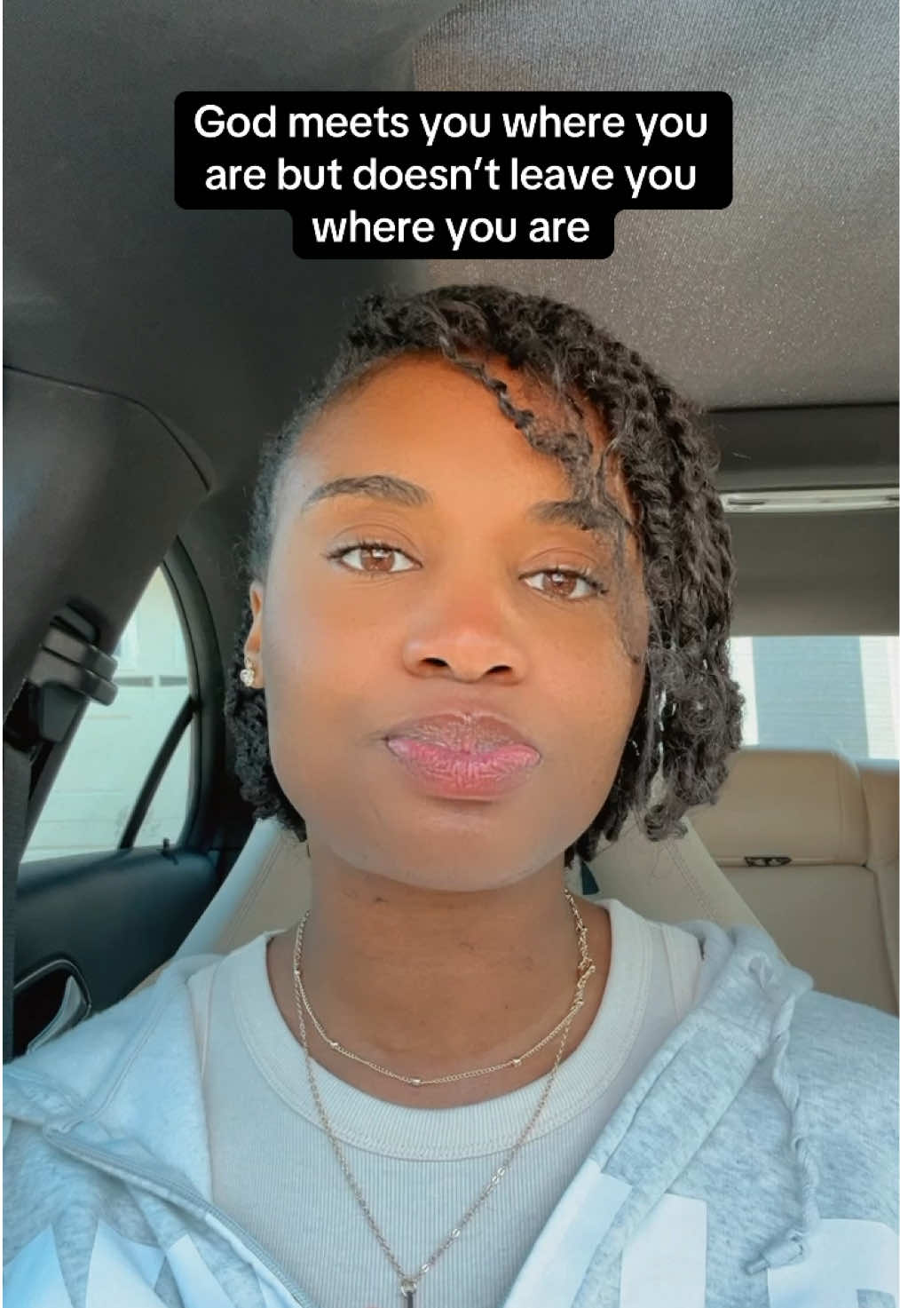 God meets you where you  are but doesn’t leave you  where you are. The power of God in your life will change your life! Get you some scriptures to read, repeat, and mediate on (think about often). Walk it out every single day and LOOK AND SEE how the power of God changes your life.  You gotta know His role and your role. Your role is to seek Him daily and remain (abide) in Him. His role is the REST! You’re carrying too much. Release what’s not yours to carry. The work was finished on the cross.  I’ve seen it with my own eyes. God does not leave you the same. Pick up your word and FIGHT 🤺🙌🏾🔥 #jesus #powerofprayer #powerofGod #spiritualtiktok #bible #faith 