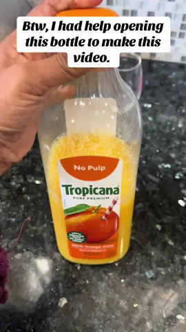 Is it just me or are you having a problem opening up this orange juice. Mind you, I love Tropicana orange juice but is so damn hard to open this new bottle. Please let me know? #creatorsearchinsights #inspireothers #family #smiles #helpinghand @ACE 