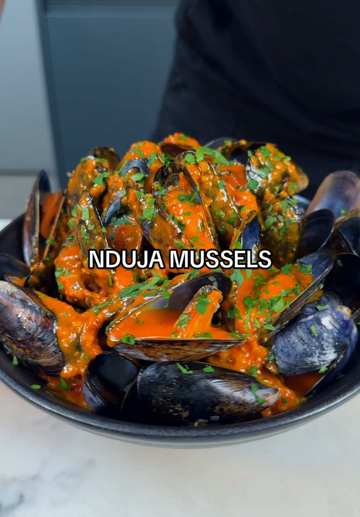 Nduja Mussels 🦪 #asmr #seafood #cooking 