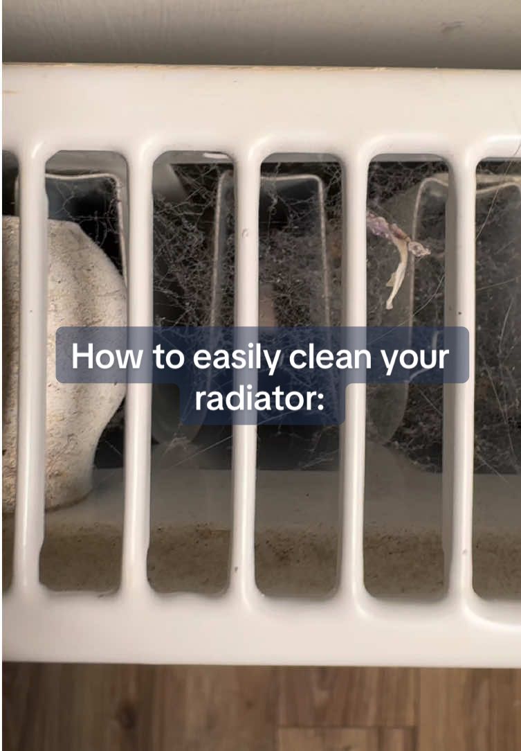 Radiator cleaning, made simple! A build up of dust can cause your radiator to work harder than necessary, preventing heat from effectively circulating the room♨️ Thankfully, learning how to clean your radiators is easy! #radiatorclean #cleaninghack #howtoclean #satisfyingcleaning #radiators#creatorsearchinsights 