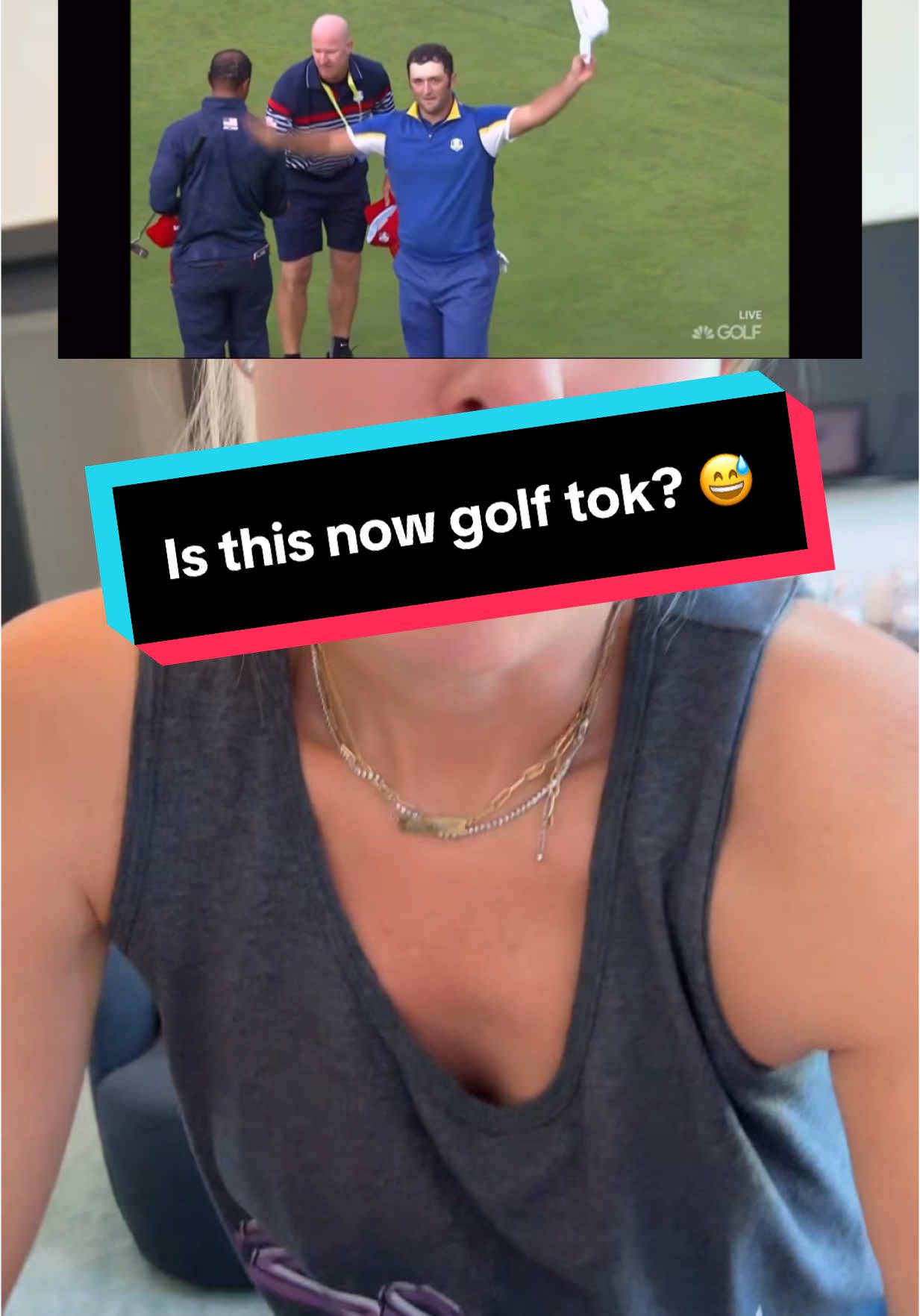 Dear algo, please don’t put me in #golftok for this. Or #etiquette tok for that matter.   