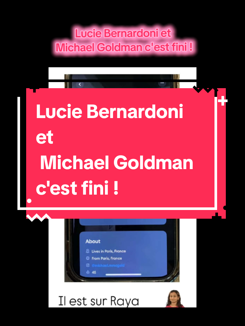 #luciebernardoni #michaelgoldman #influenceurs #influenceur #buzz #gossip #clash #hotgossip #actumedia #actumédia #tvrealite #telerealite #téléréalité 