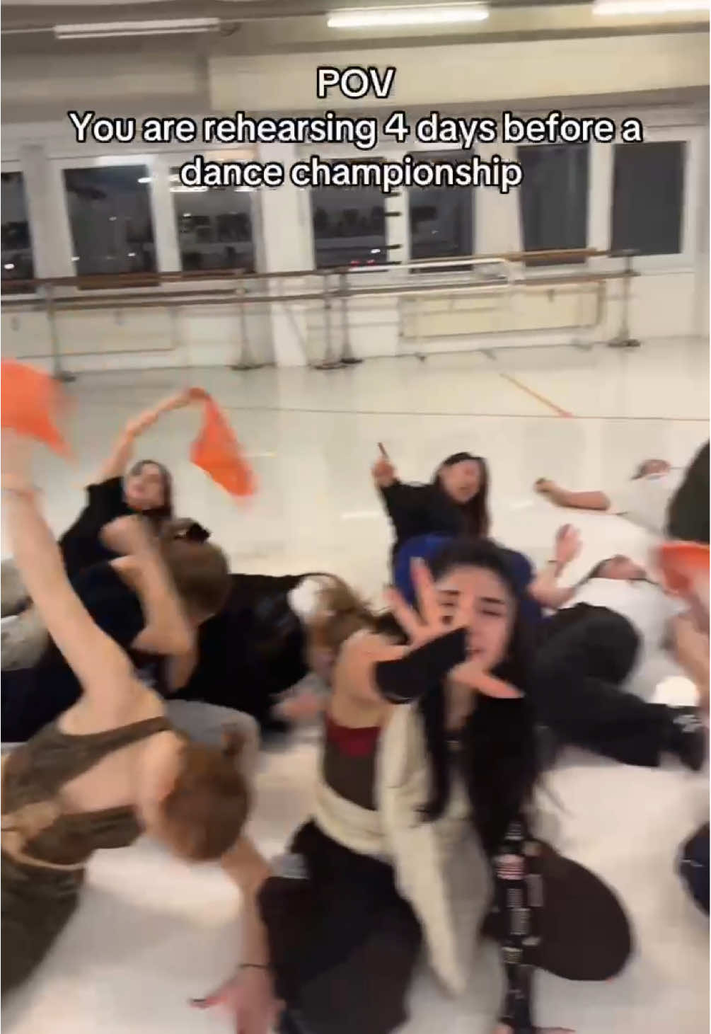 we survived our final rehearsal #dancecrew #championship #dancer #moovebeyond #fyp #relatable #funny #rehearsal @nadjabrauner 