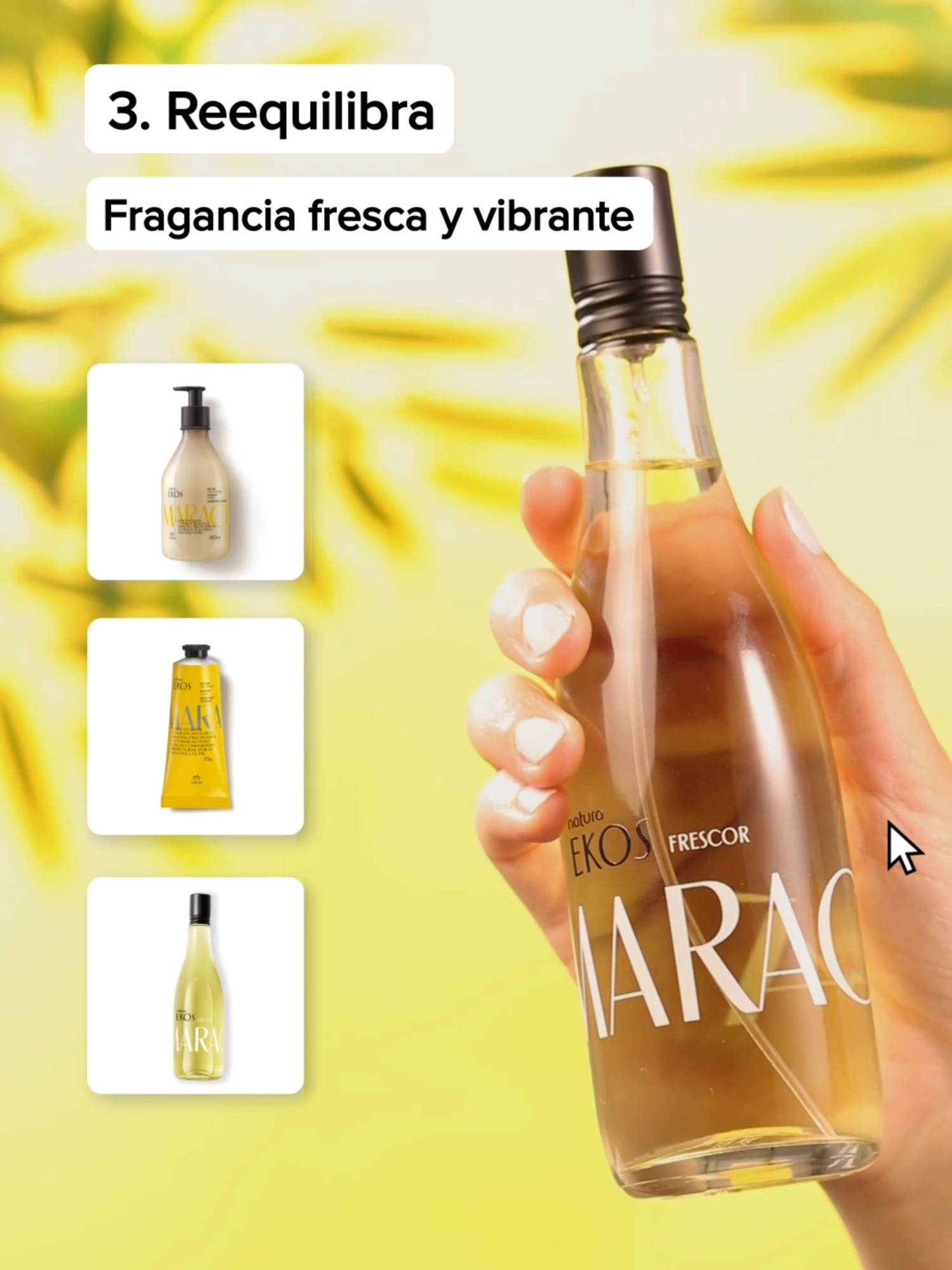 Regálate un momento de relajación y bienestar con  un potente tratamiento de anti estrés cutáneo en tan sólo 3 pasos. #NaturaEkos #Maracuyá