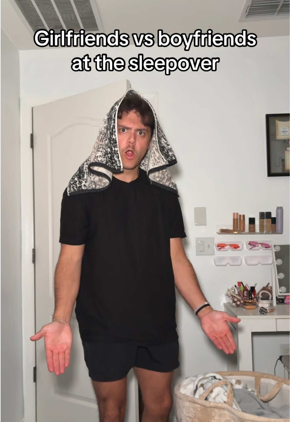 Why do girls bring so much stuff? 🤣 #skit #comedy #thetrevorabney 