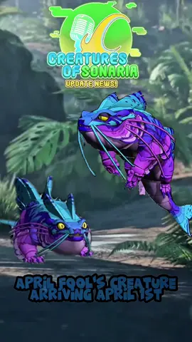 New April Fools Creature arriving April 1st | Creatures of Sonaria News #creaturesofsonaria #creaturesofsonariaroblox #creaturesofsonariafyp #creaturesofsonaria💎 #creaturesofsonariaedit #creaturesofsonariameme #creaturesofsonarianews #cosupdatenews 