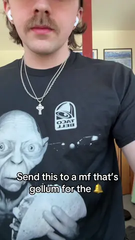 My precious (it’s a Crunchwrap supreme) #gollum #lotr #lotrshirt