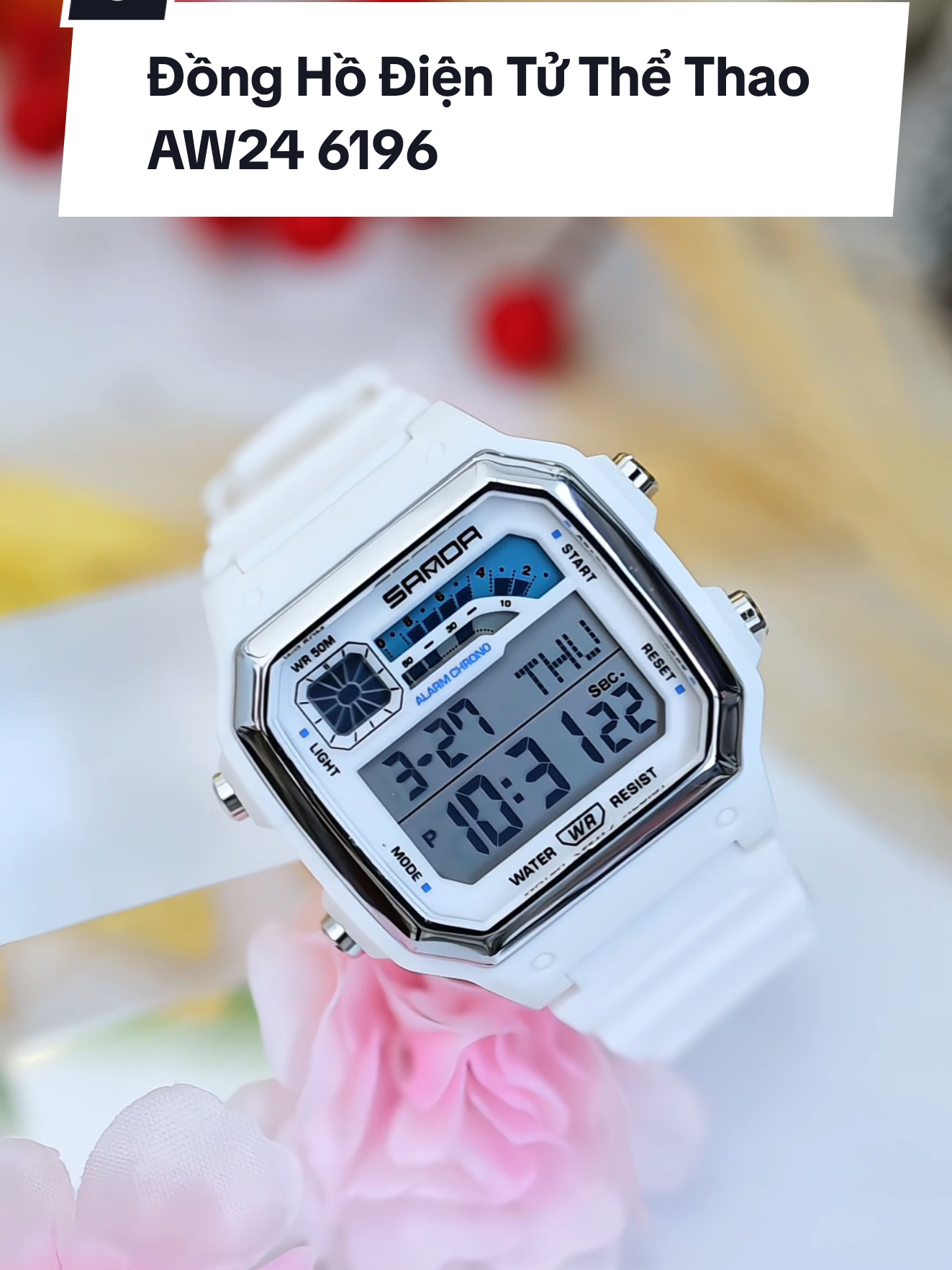 Đồng Hồ Điện Tử Thể Thao AW24 6196 #dongho #donghonam #donghodientu #donghodeotay #sanda #sandawatch #xuhuong 
