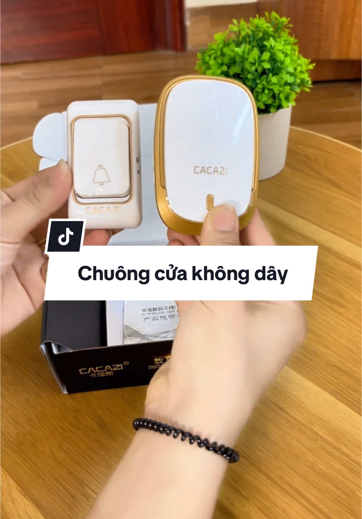 Chuông cửa báo khách không dây#chuongcuakhongday #chuongcuathongminh #chuongcua #chuongcuabaokhach #quynhthom289 #muataitiktokshop 