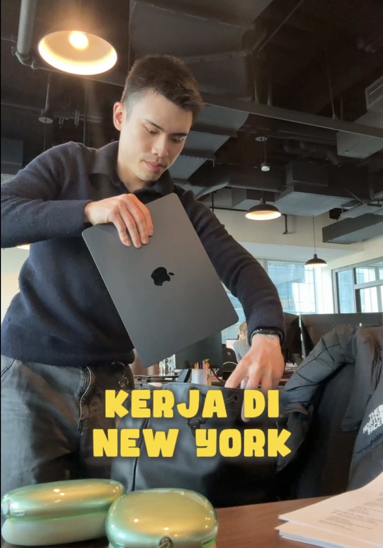 Realita kerja di New York: 90% makan, 5% kerja  #kerjadiluarnegeri #tinggaldiluarnegeri #perantau #anakrantau #kerjadiamerika #lowongankerja #workabroad #studyoverseas #kaburajadulu #hidupdiluarnegeri