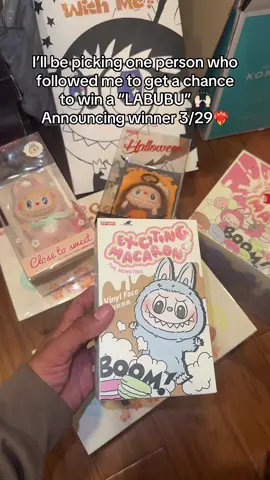 Who’s gonna win a free Labubu ❤️‍🔥❤️‍🔥 #giveaway #labubu #trend #labubuthemonsters #labubuhaveaseat #labubumacarons #viral #reposting #share 