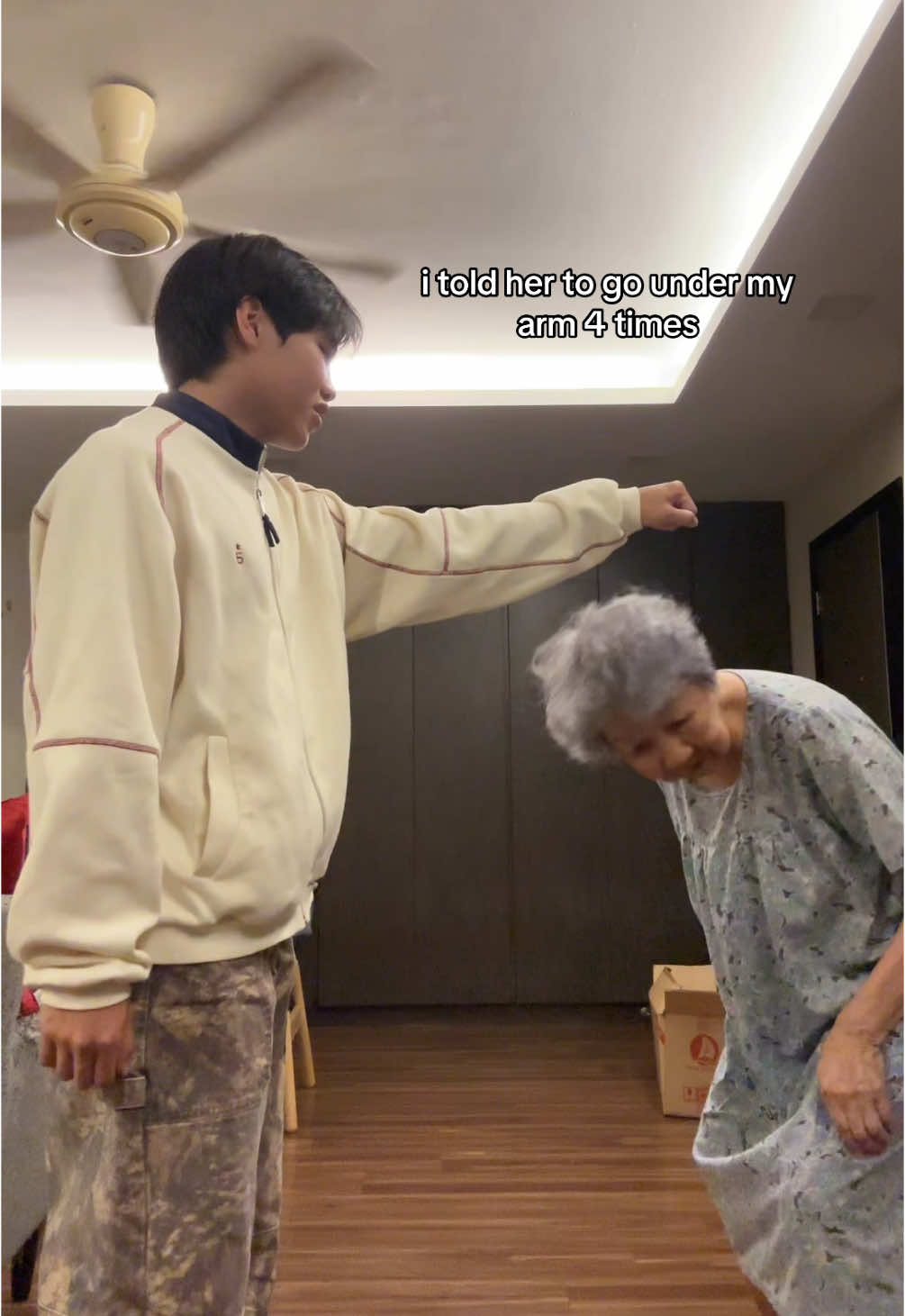 this is how i get her to dance everytime #fyp #foryou #grandma 