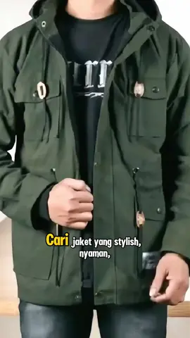 jaket paraka baby canvas army 