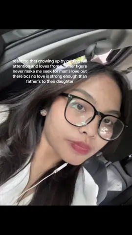 man i just realize abt this after what’s j happened but this is getting real that dad’s love is always enough for me and no man could replace it🥹💞