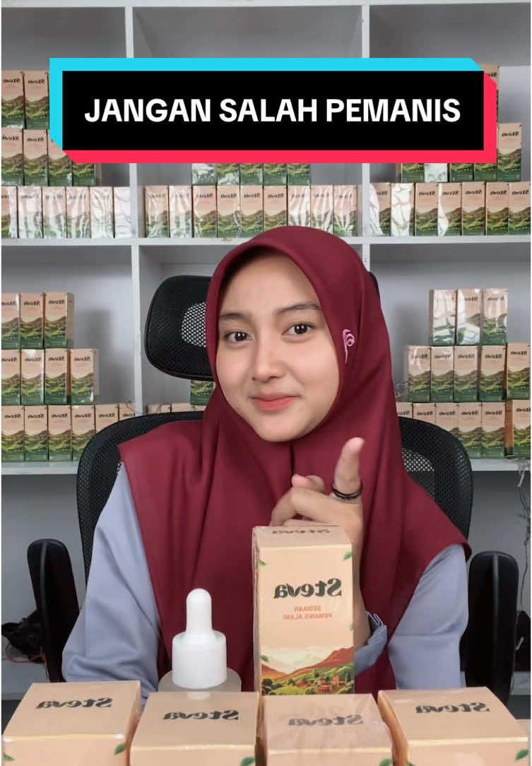 Salah pasangan 🙂‍↔️❌ Salah pemanis ✅ Jadi jangan sampek salah pilih pemanis ya bestie! 😉 #manis #gulastevia #steva #trend 