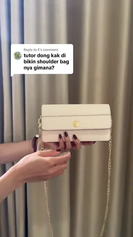 Replying to @E ini tutorial nya ya bestiee! #lescatino #JelajahRamadan #fyp #fyp #shoulerbags 