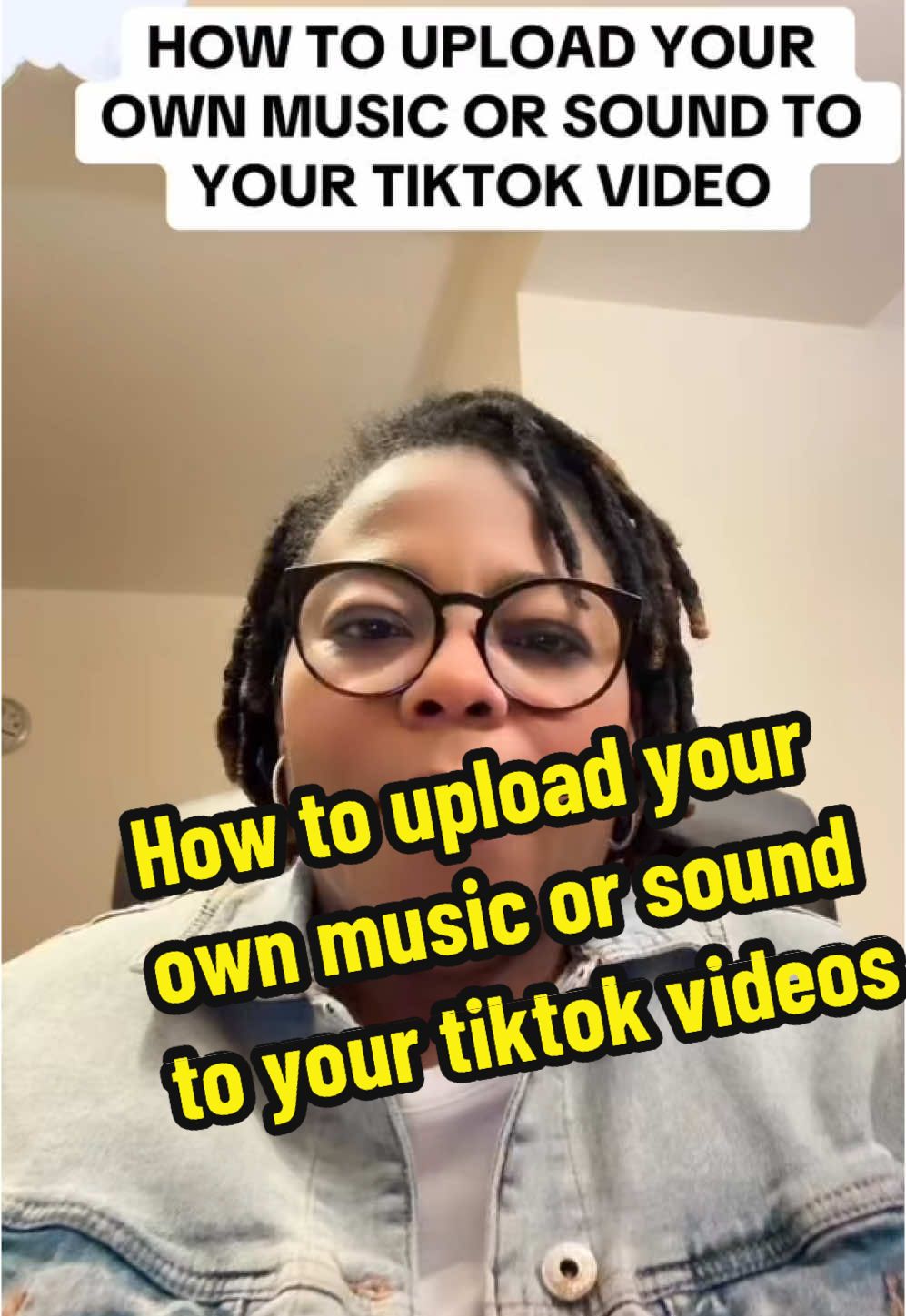 How to upload your own sound or music to your TikTok video#tiktoktutorials#tiktoktips#sound#contentcreator#newtiktoker#videos#mercyadabayo  