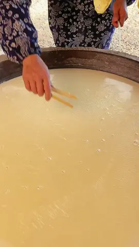 Dried tofu skin 📍China 🇨🇳 Video: @sharing.delicacy Dried tofu skin, known as 腐竹 (fǔzhú) in Chinese, is a traditional soy product made by carefully drying the delicate film that forms on the surface of boiling soy milk. This thin layer is lifted, hung to dry, and then used in various culinary applications. With its distinct yellowish hue and papery texture, dried tofu skin is a versatile ingredient in Chinese and other Asian cuisines. Before use, it is typically soaked in water to regain its soft, pliable texture, making it ideal for soups, stews, stir-fries, and even as a protein-rich meat substitute. It absorbs flavors beautifully, adding depth and texture to any dish.