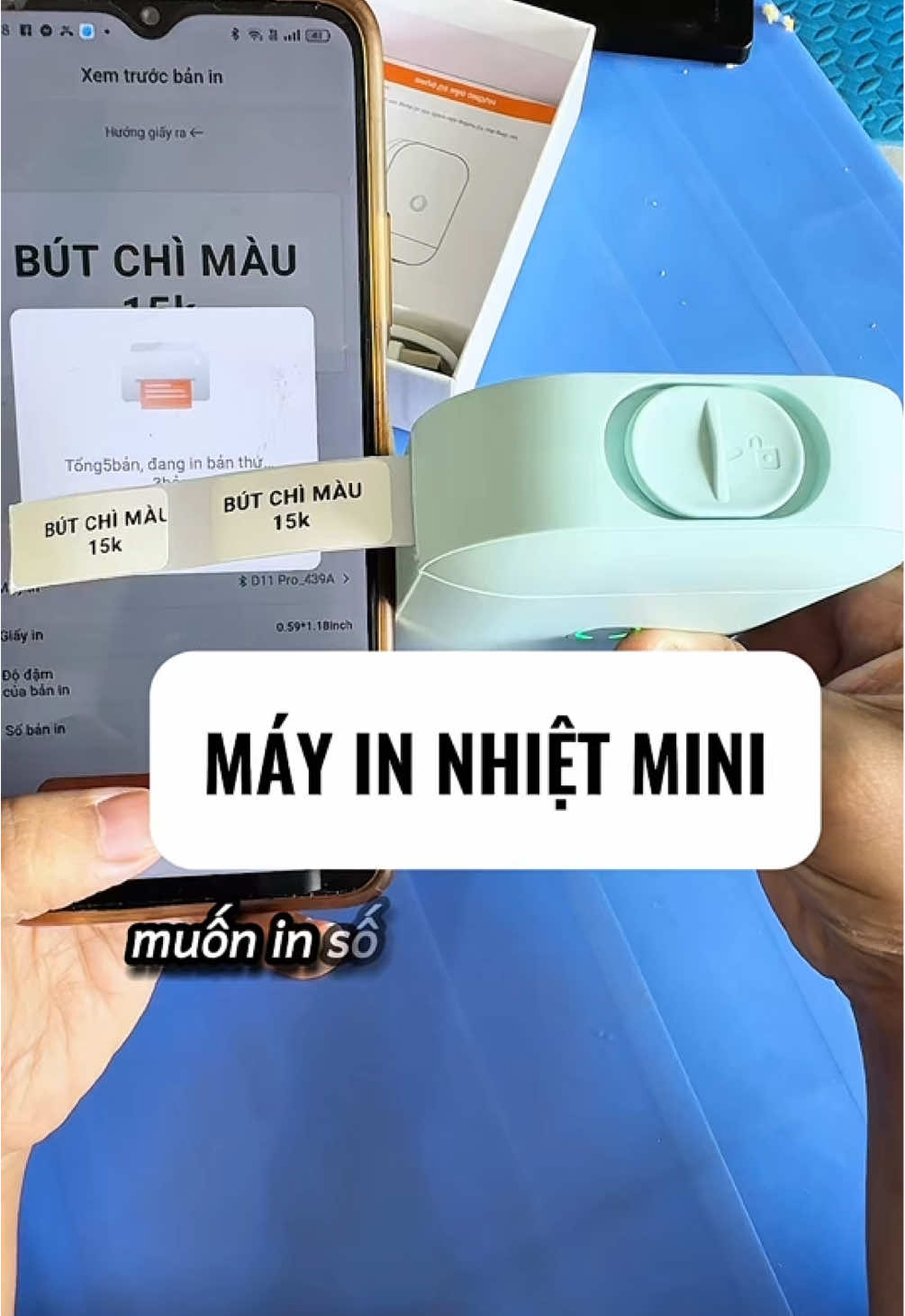 Máy in mini này tiện lợi mà hữu ích nên có nha #taphoacohuongvpp #review #mayinnhietmini #mayinmini #mayinnhietcamtay #mayincamtay #mayintemnhan  #xuhuong #review #vpp 