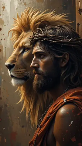 Jesus e o leão. #leaodejuda #salvador #foryou #jesus 