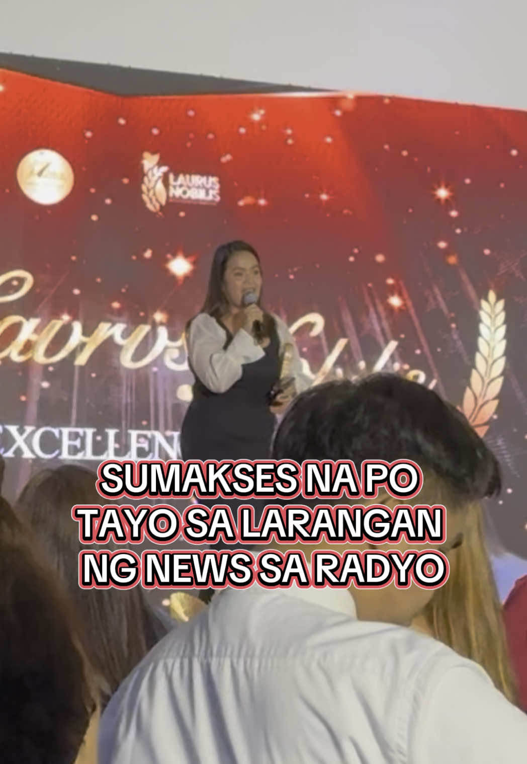 Sumakses na po tayo sa larangan ng News sa Radyo!  Maraming Salamat sa lahat ng bumubuo ng Nobilis Media Excellence Awards para sa Outstanding Female Radio News Anchor award na binigay niyo sakin. #ToGodBeTheGlory 