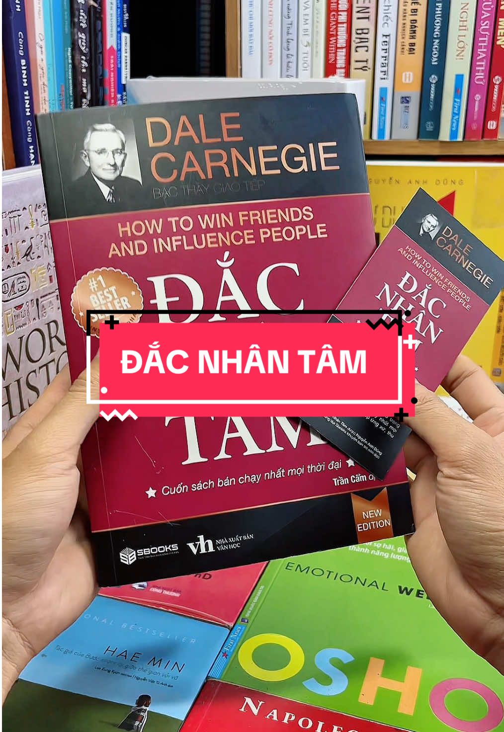 ĐẮC NHÂN TÂM – CUỐN SÁCH GIÚP BẠN CHINH PHỤC LÒNG NGƯỜI & THÀNH CÔNG TRONG MỌI MỐI QUAN HỆ! Bạn có bao giờ tự hỏi: Làm thế nào để được mọi người yêu mến, tin tưởng và sẵn sàng giúp đỡ mình? Đắc nhân tâm Cuốn sách đỉnh cao của mọi thời đại về nghệ thuật giao tiếp và đối nhân xử thế sẽ giúp bạn: Hiểu tâm lý con người, biết cách ứng xử để tạo thiện cảm. Gây ảnh hưởng mạnh mẽ, khiến người khác đồng ý với quan điểm của bạn mà không cần tranh cãi. Xây dựng mối quan hệ bền vững, dù là trong công việc hay cuộc sống. “Đắc Nhân Tâm” đã thay đổi cuộc đời của hàng triệu người trên khắp thế giới!#tiemsachbinhyen #BookTok #sachhay #sách #reading #dacnhantam 